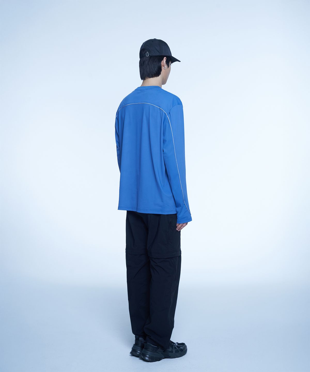 현피트(HYUNFIT) SIGNATURE DETAIL LONG SLEEVE-[BLUE]
