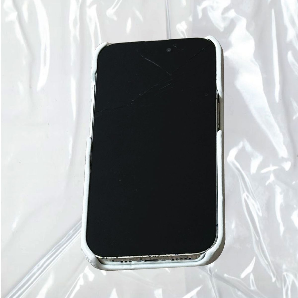 블레임 스튜디오(BLAMESTUDIO) White Archive Logo Leather Case