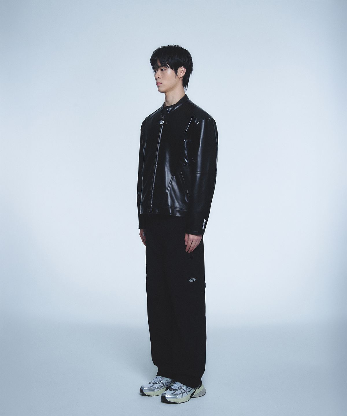 현피트(HYUNFIT) PU LEATHER RIDER JACKET