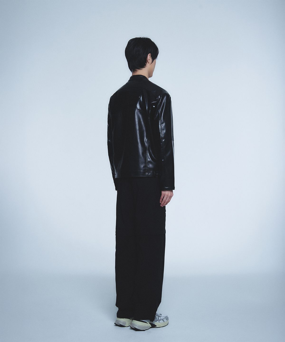 현피트(HYUNFIT) PU LEATHER RIDER JACKET