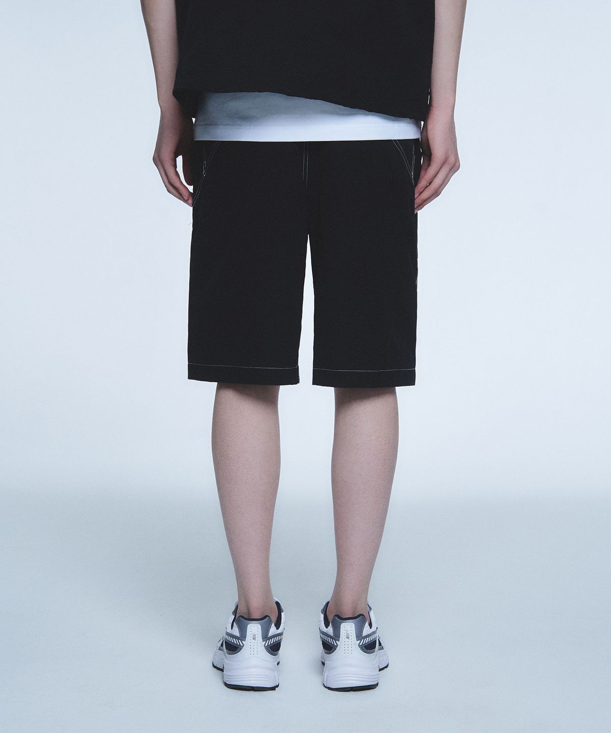 현피트(HYUNFIT) SIGNATURE CARGO SHORTS-[BLACK]