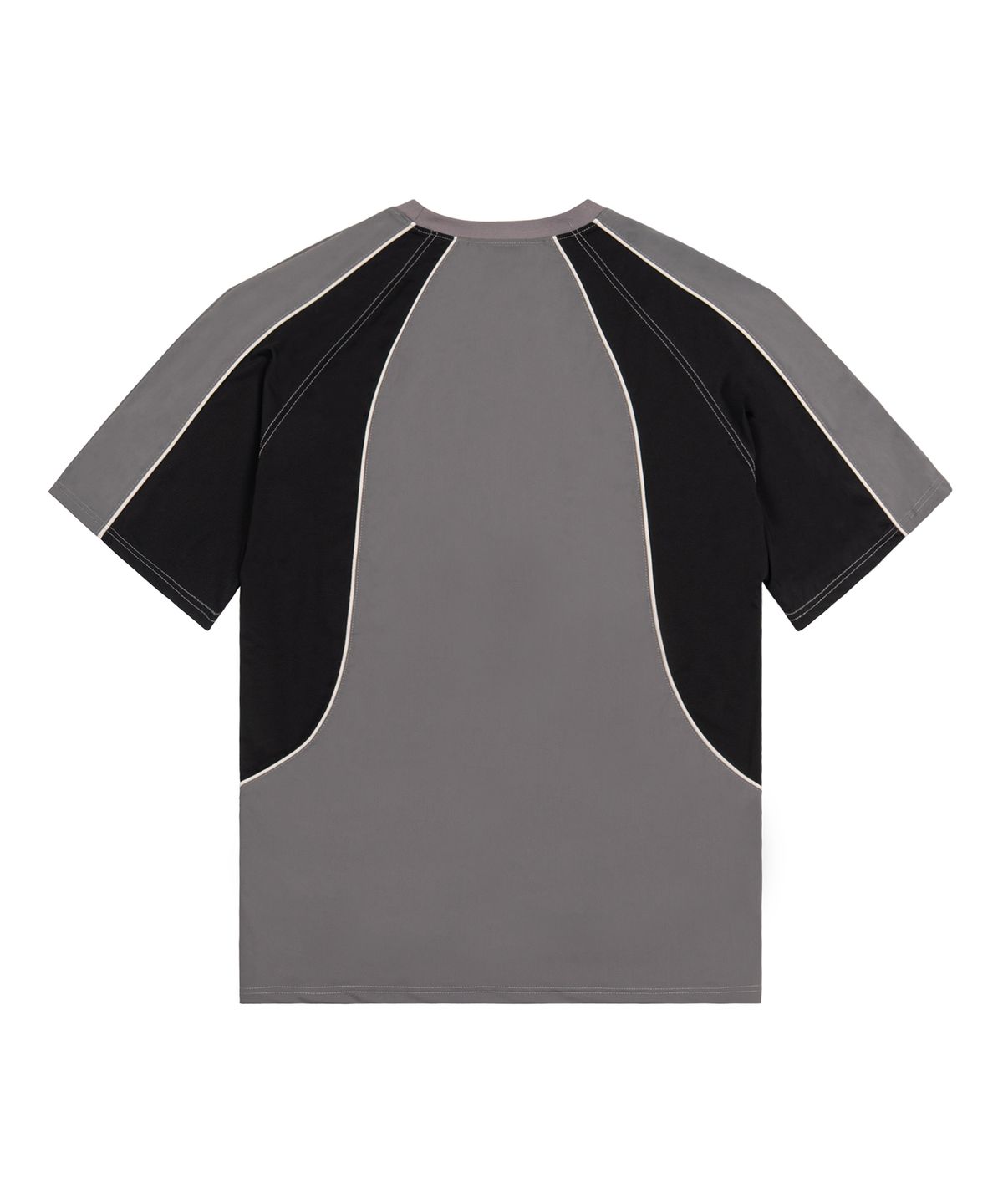 현피트(HYUNFIT) SPORTY JERSEY T-SHIRT-[GRAY]