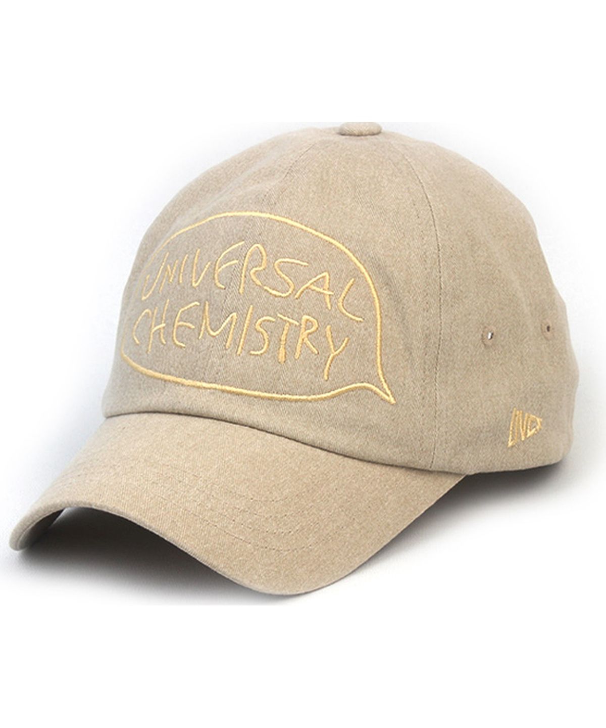 유니버셜 케미스트리(UNIVERSAL CHEMISTRY) Big Logo Washing Beige Ballcap 워싱볼캡