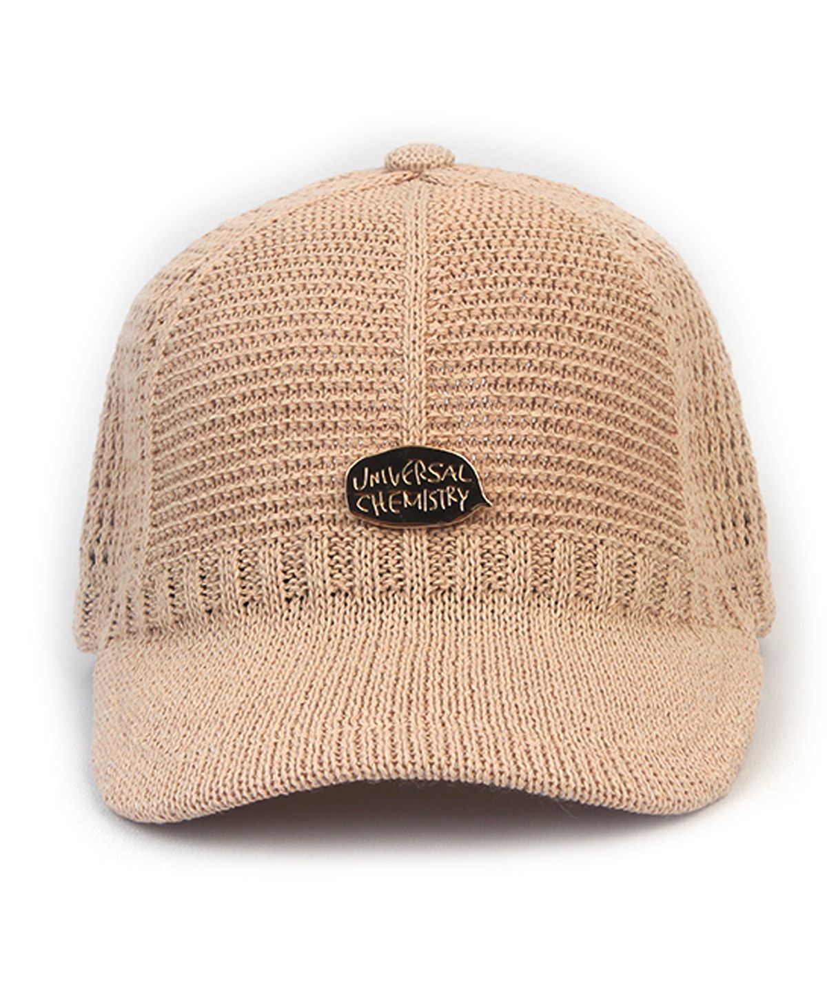 유니버셜 케미스트리(UNIVERSAL CHEMISTRY) Paper Beige Baseball Cap 페이퍼볼캡