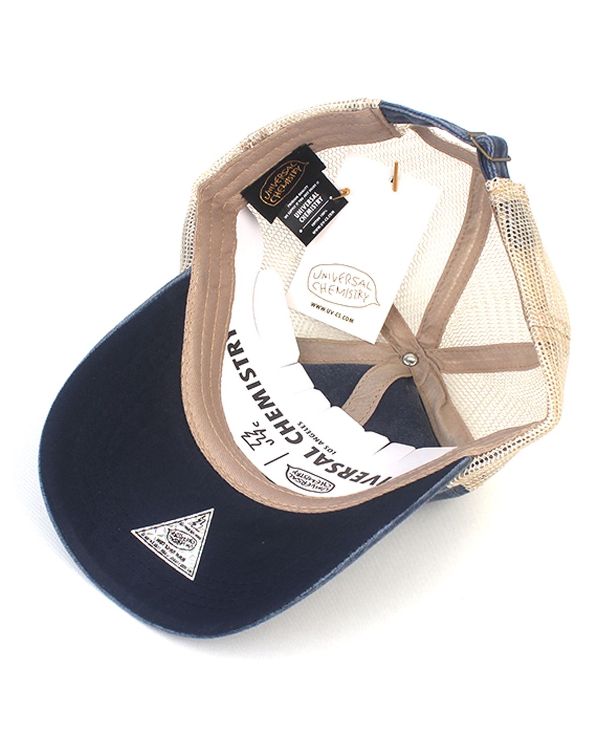 유니버셜 케미스트리(UNIVERSAL CHEMISTRY) Pigment Washing Navy Meshcap 메쉬캡