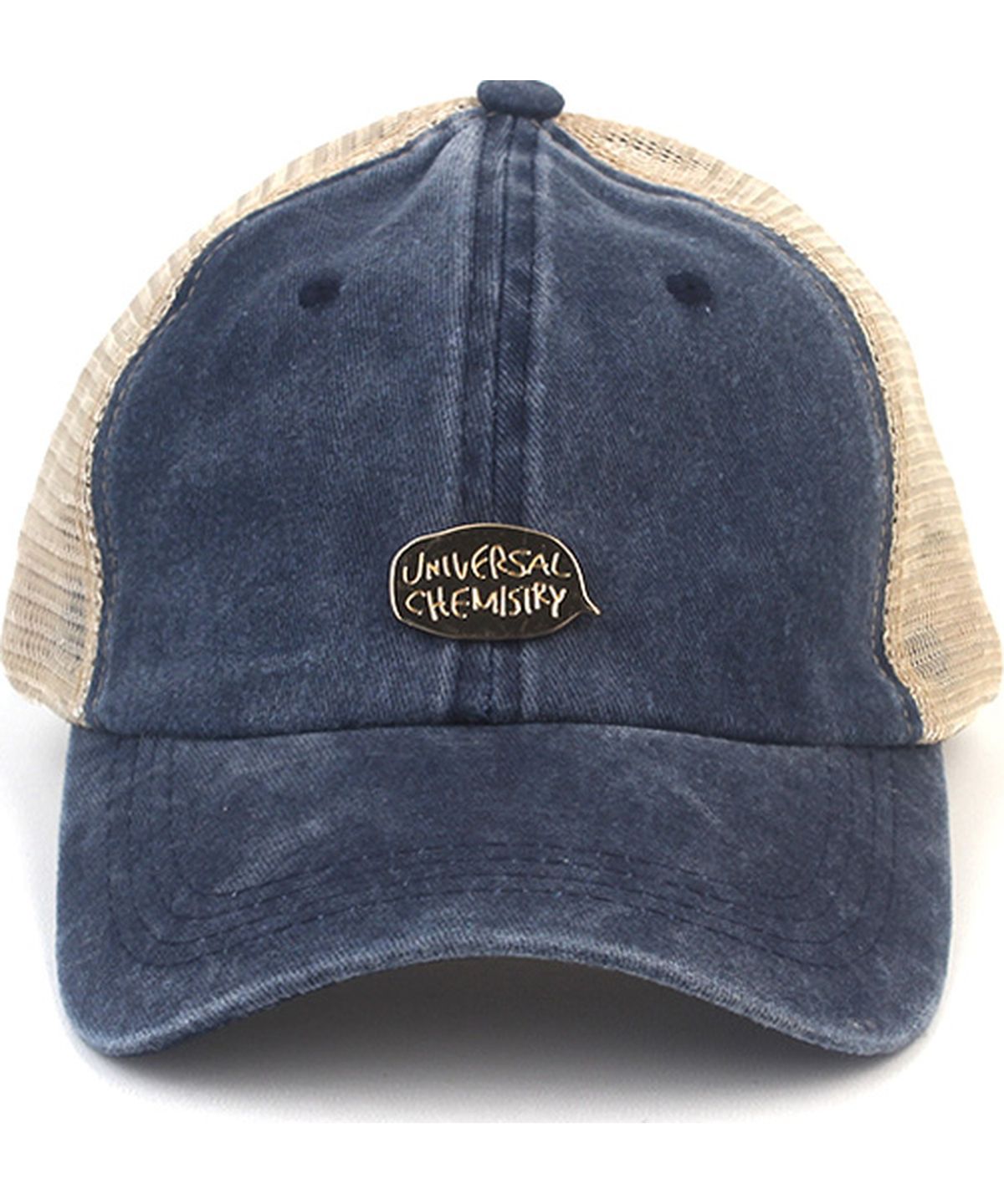 유니버셜 케미스트리(UNIVERSAL CHEMISTRY) Pigment Washing Navy Meshcap 메쉬캡