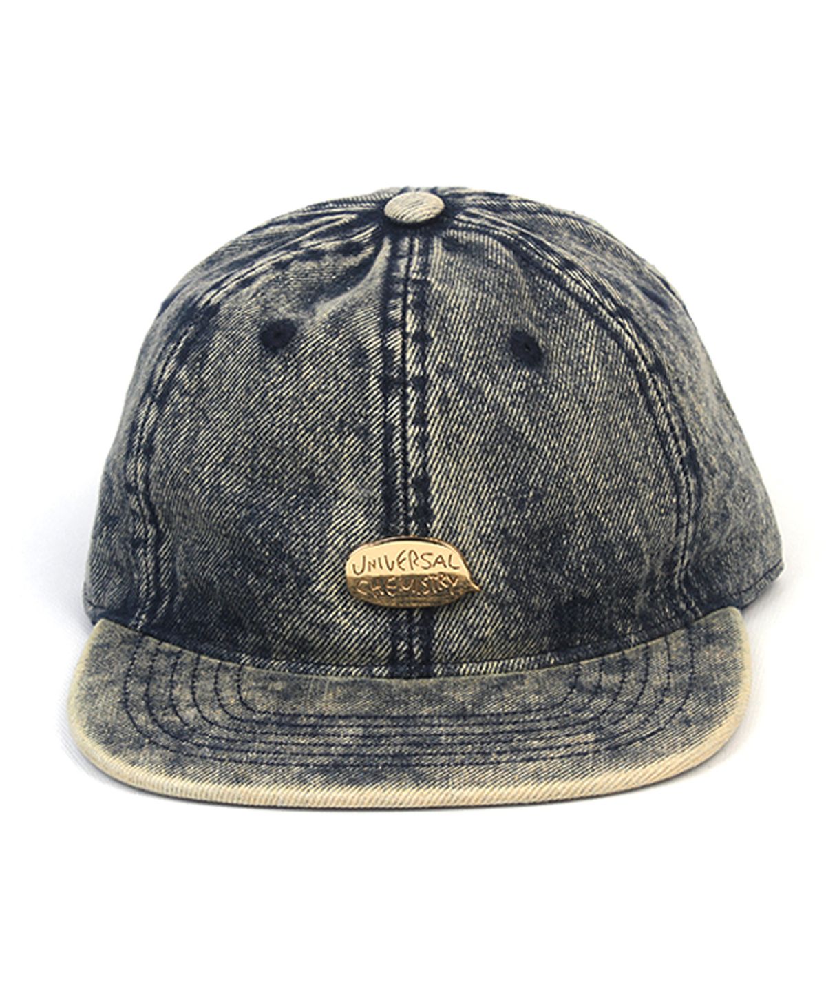 유니버셜 케미스트리(UNIVERSAL CHEMISTRY) Washing Denim Strapback Cap - Big Size 데님모자