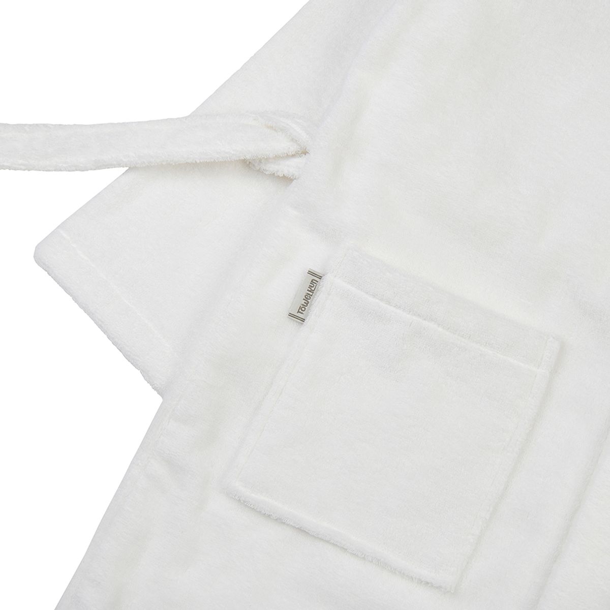 타올쿤(TOWELKUN) 테리 후드 가운 - 화이트 - 키즈
