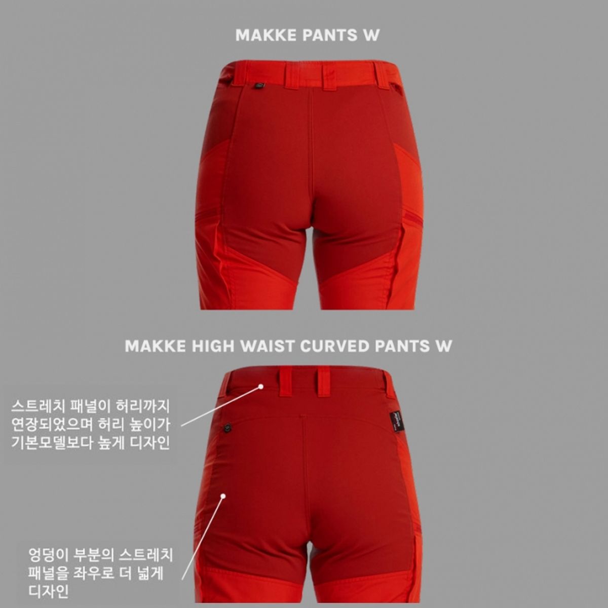 룬닥스(LUNDHAGS) 마케 하이웨이스트 커브드 팬츠 숏 여성