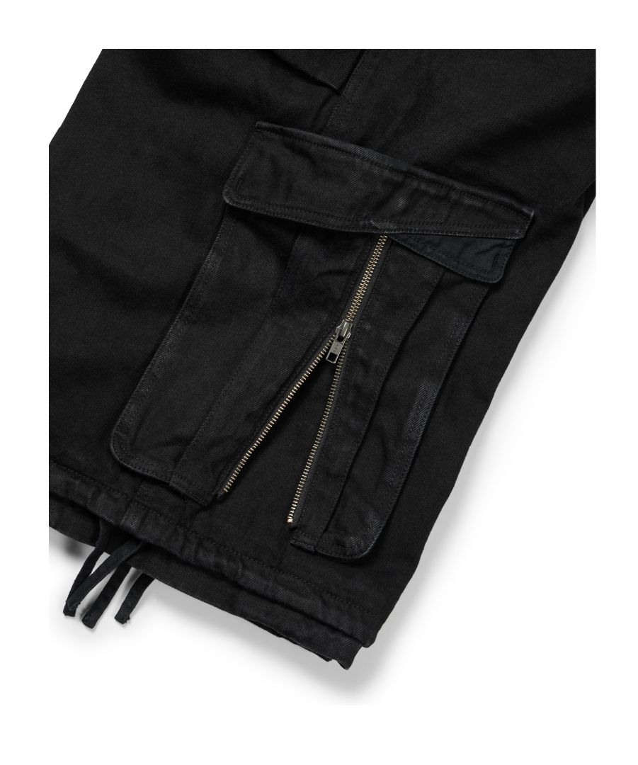 MUSINSA | ETCE LAYERED BACK CARGO SHORTS (BLACK)