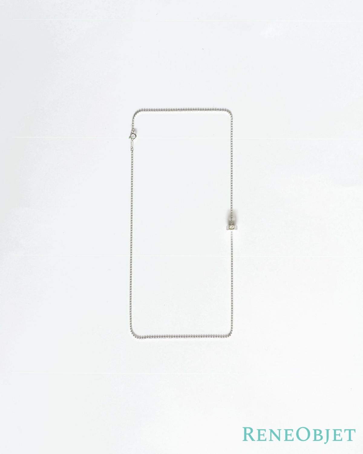 르네오브제(RENEOBJET) EQU  NUT NECKLACE SET [STERLING SILVER] 미니멀 조형미 펜던트 925실버 포인트 목걸이 세트