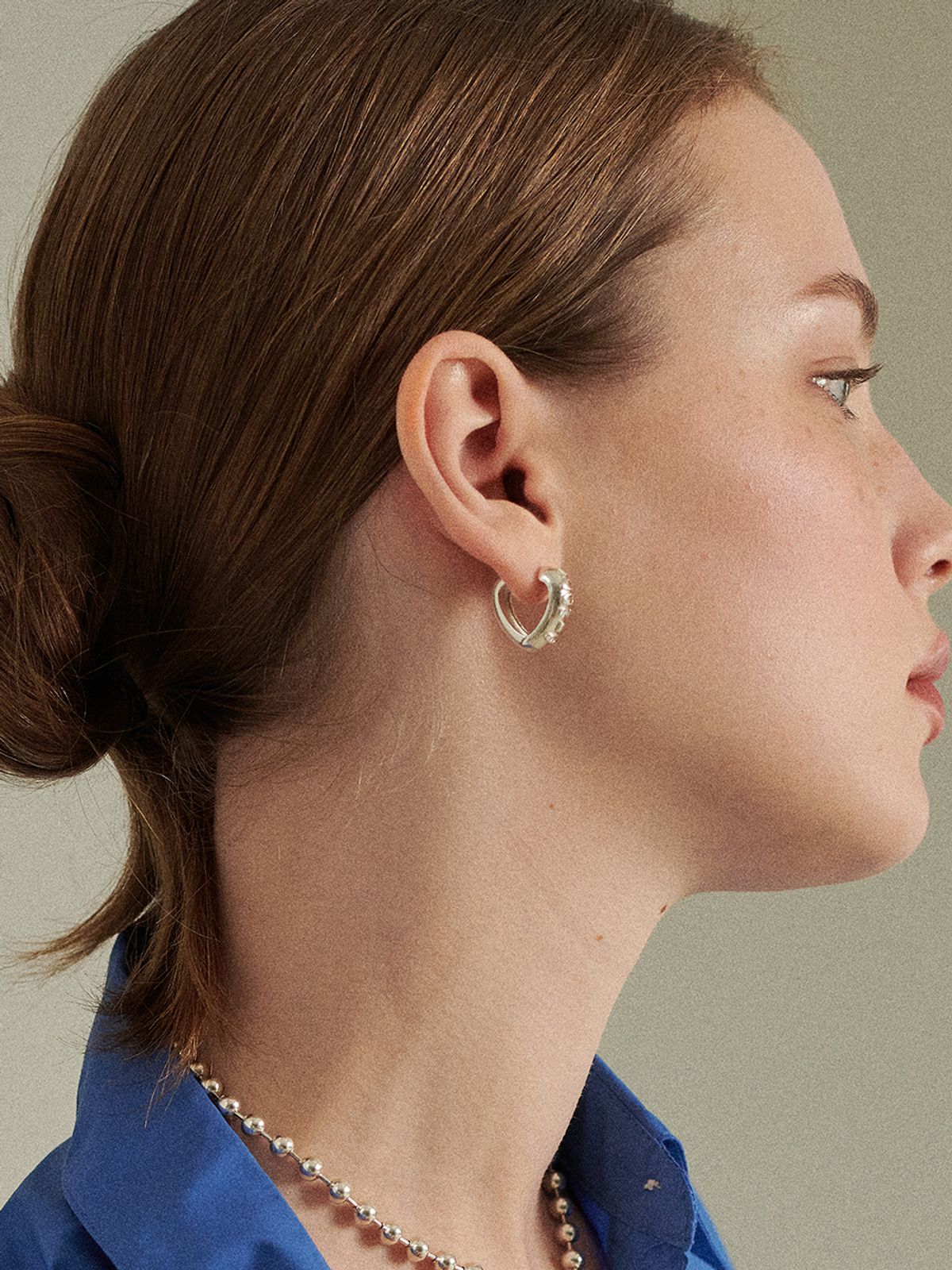 피코먼트(PICOMENT) #006 ICONIC LOVER Text Heart Ring Earring
