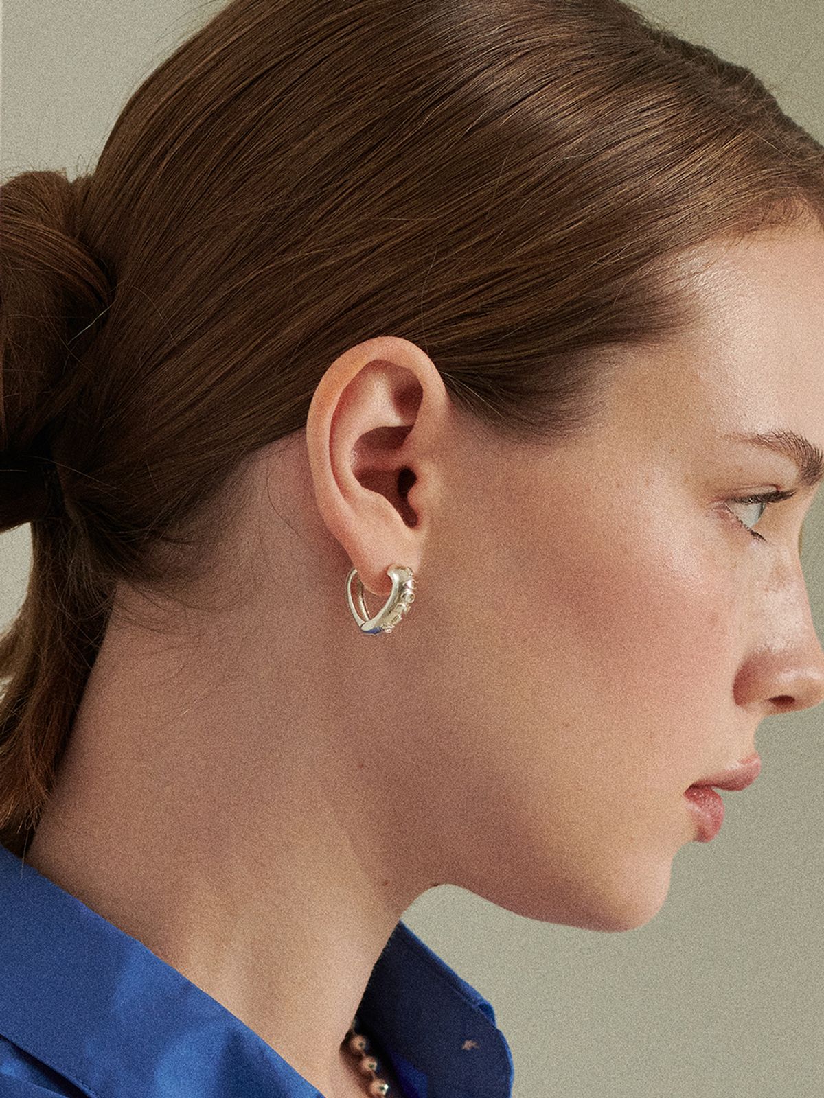 피코먼트(PICOMENT) #006 ICONIC LOVER Text Heart Ring Earring