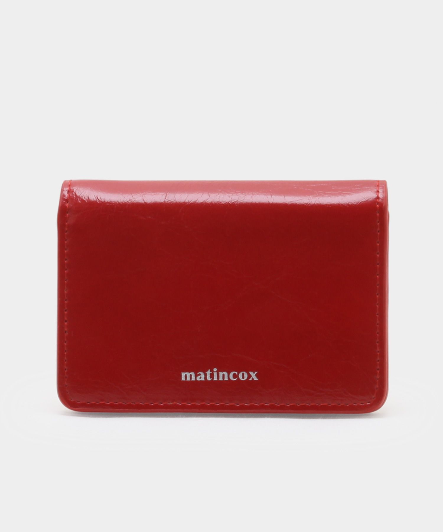 MUSINSA | MATINCOX Auris Card Wallet - Red