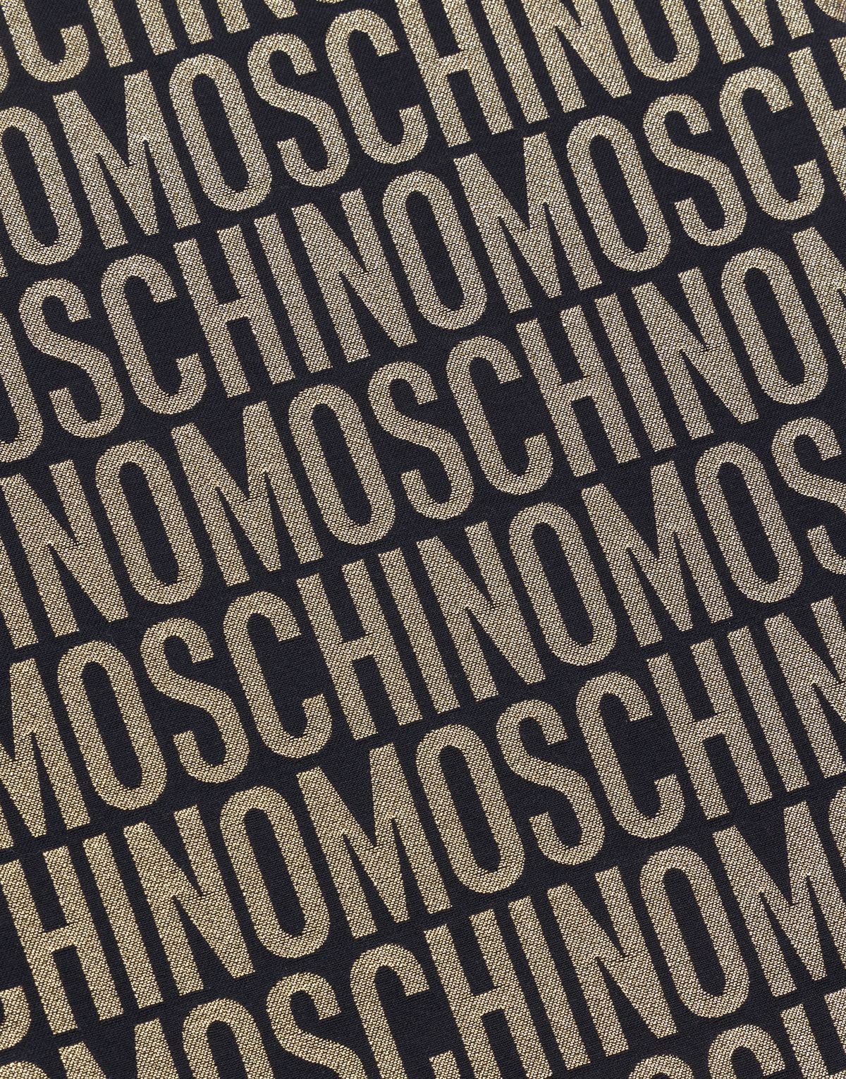모스키노(MOSCHINO) 로고 올오버 슬리퍼+안대+파우치 여행 세트