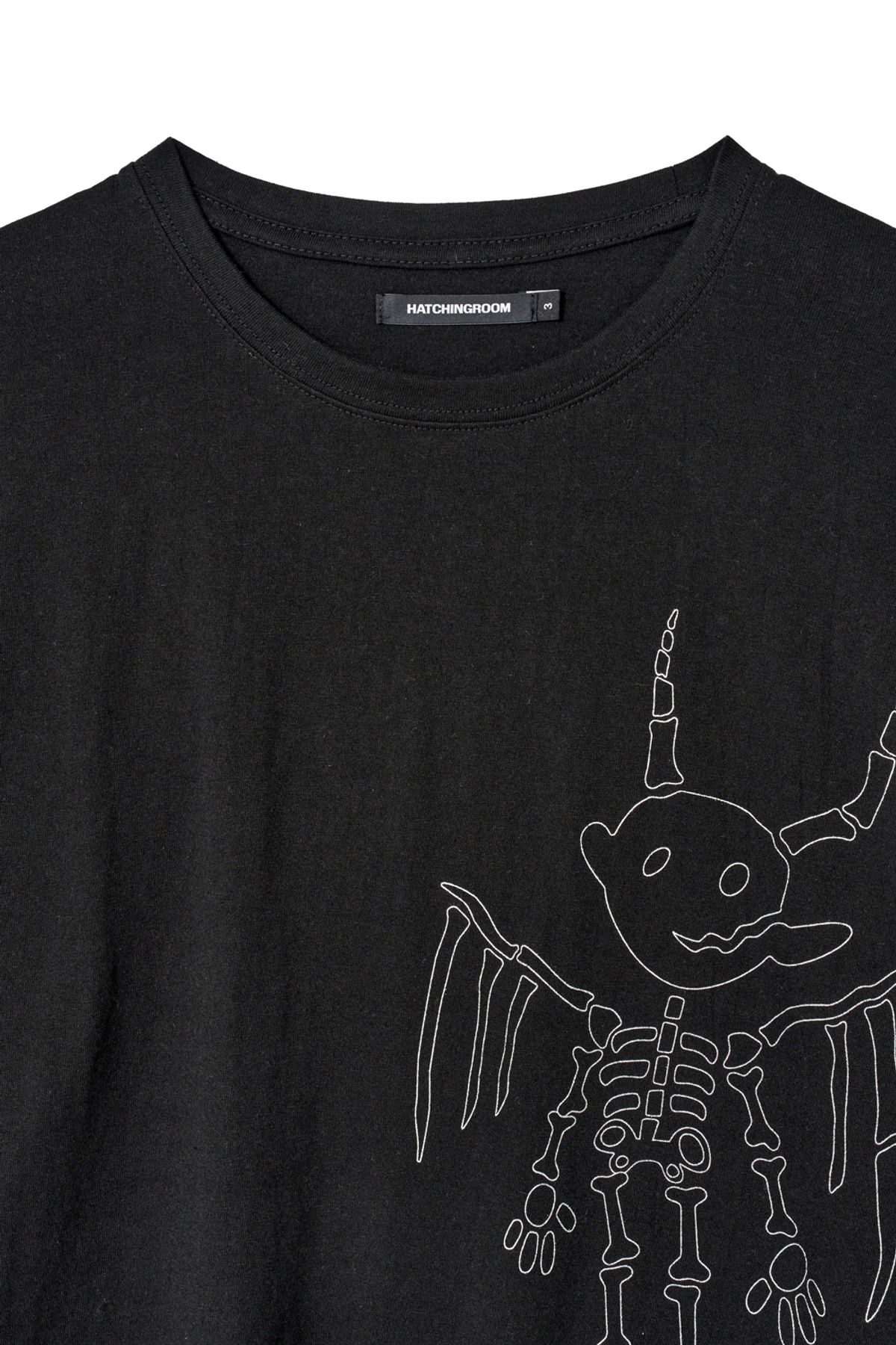 해칭룸(HATCHINGROOM) Bone Devil Tee Black