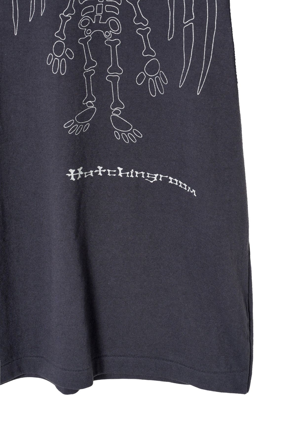 해칭룸(HATCHINGROOM) Bone Devil Tee Blue Charcoal