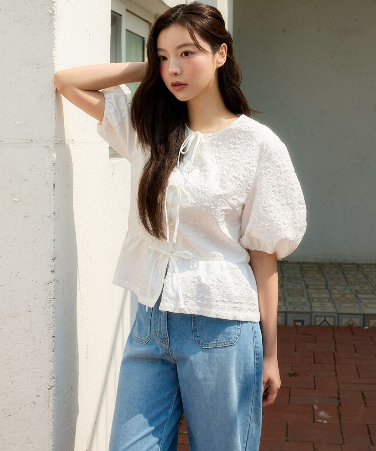 올리브 데 올리브(OLIVE DES OLIVE) 포켓 스트레이트 데님 팬츠 OJ5ML5010