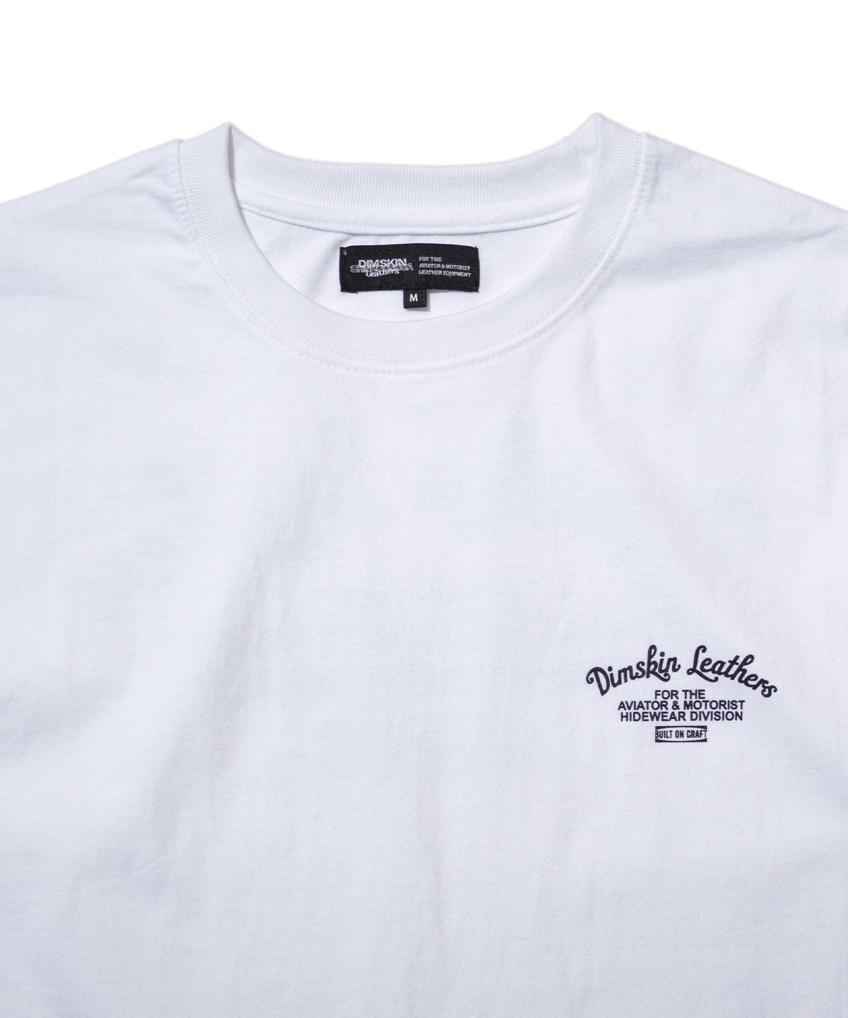 딤스킨(DIMSKIN) SLOGAN T-SHIRT [WHITE]