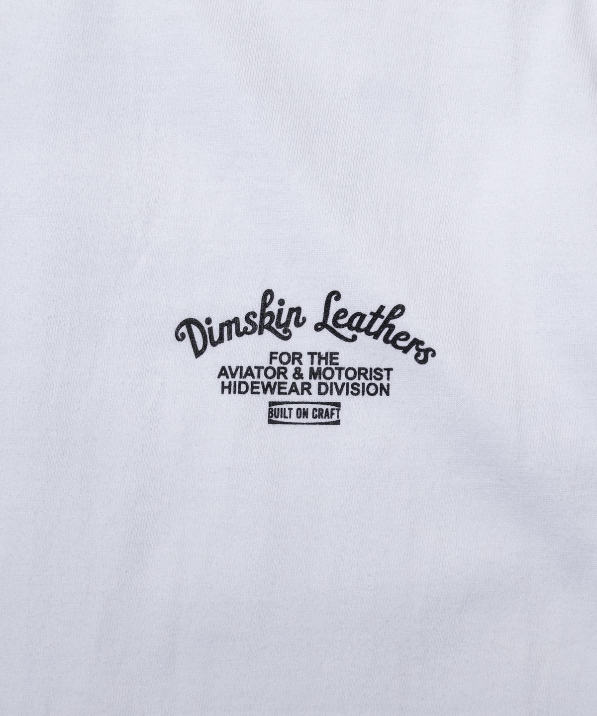딤스킨(DIMSKIN) SLOGAN T-SHIRT [WHITE]