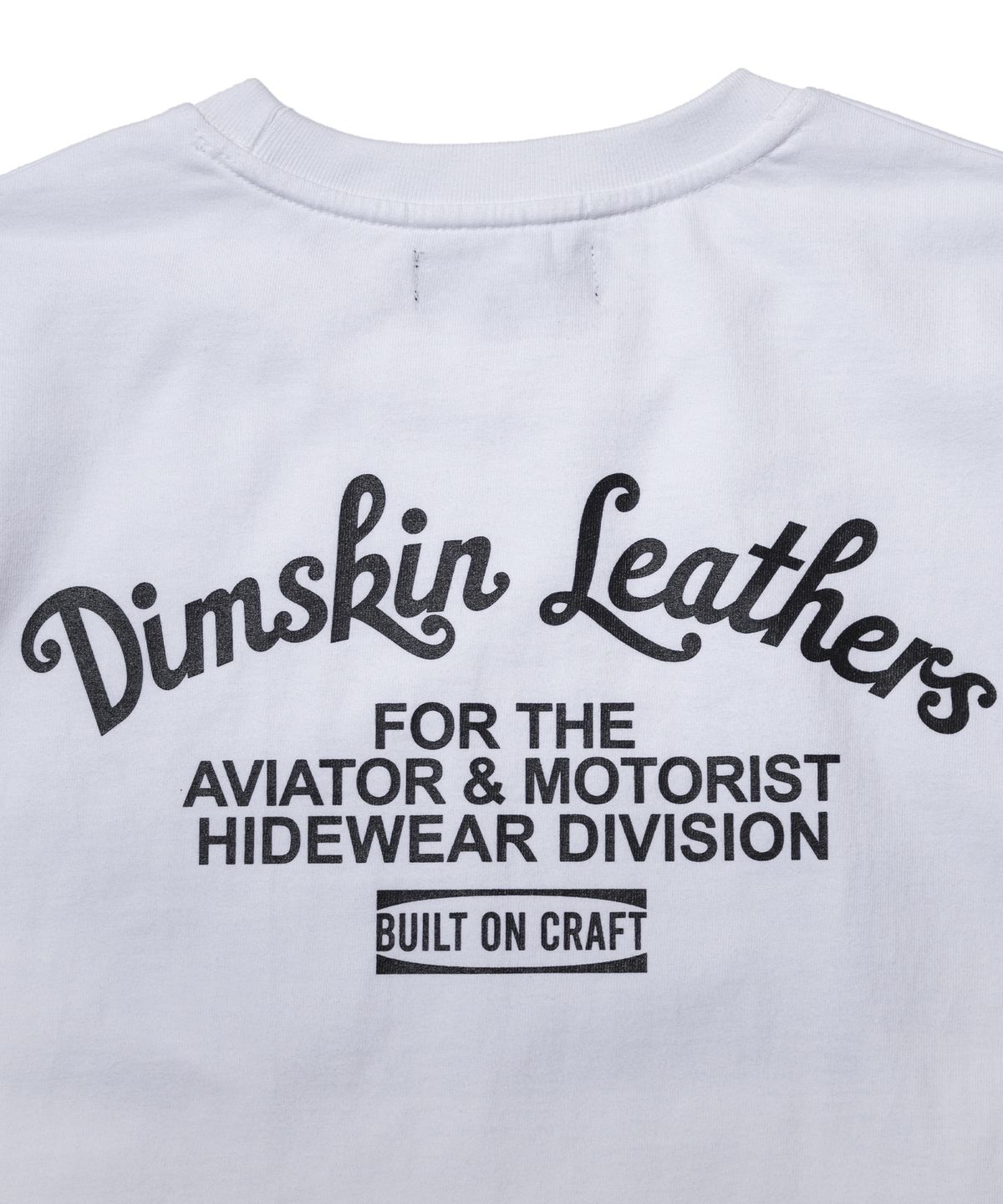 딤스킨(DIMSKIN) SLOGAN T-SHIRT [WHITE]