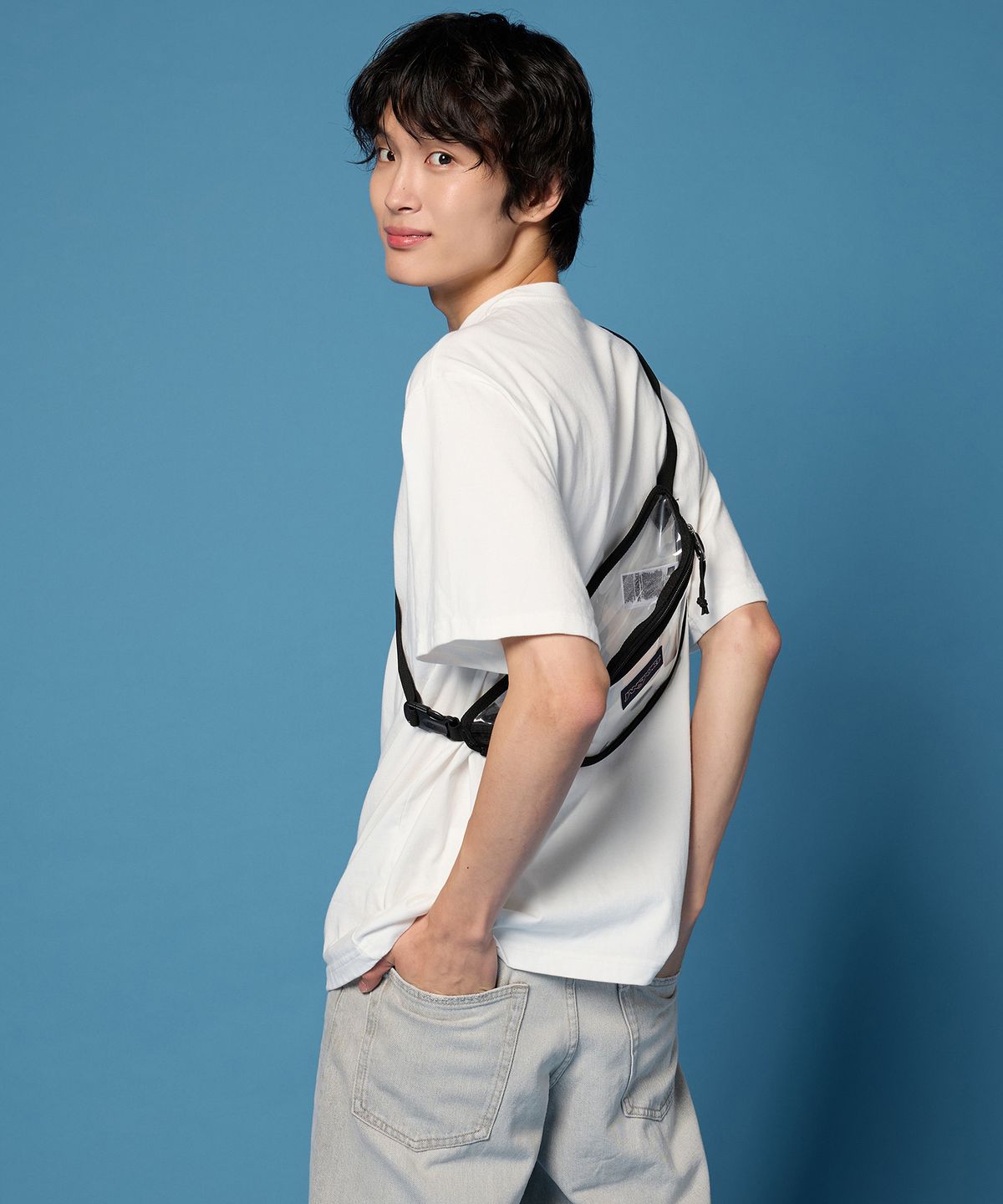 잔스포츠(JANSPORT) 클리어 웨이스트팩 CLEAR