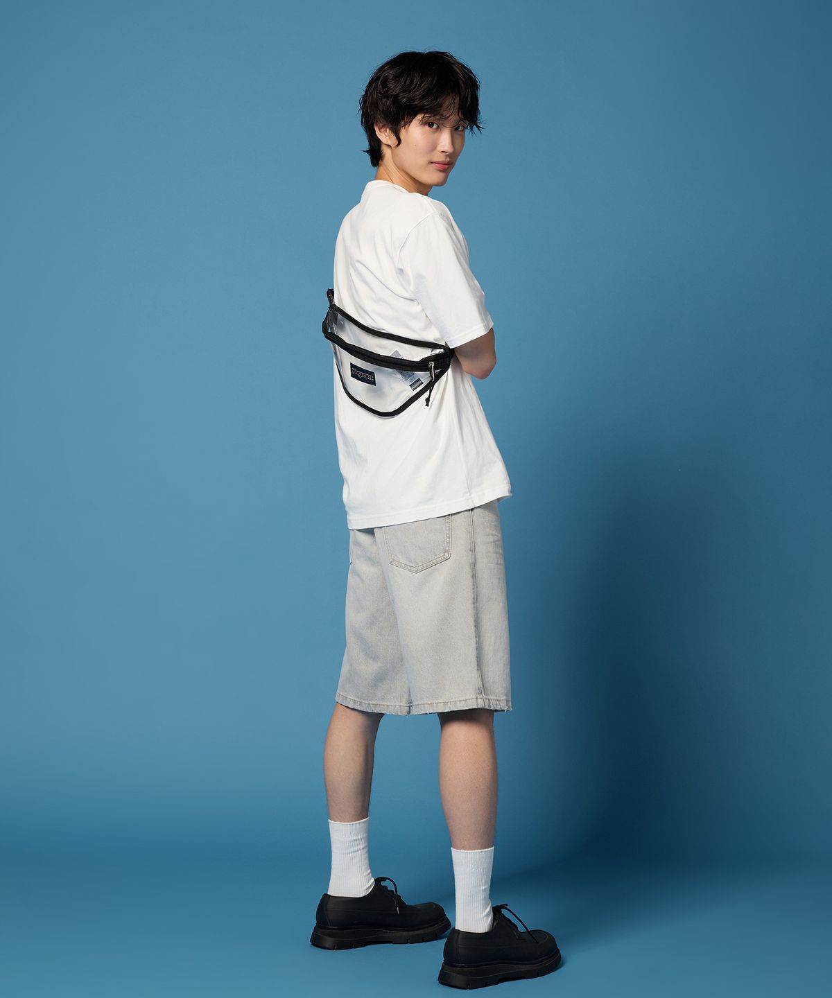 잔스포츠(JANSPORT) 클리어 웨이스트팩 CLEAR