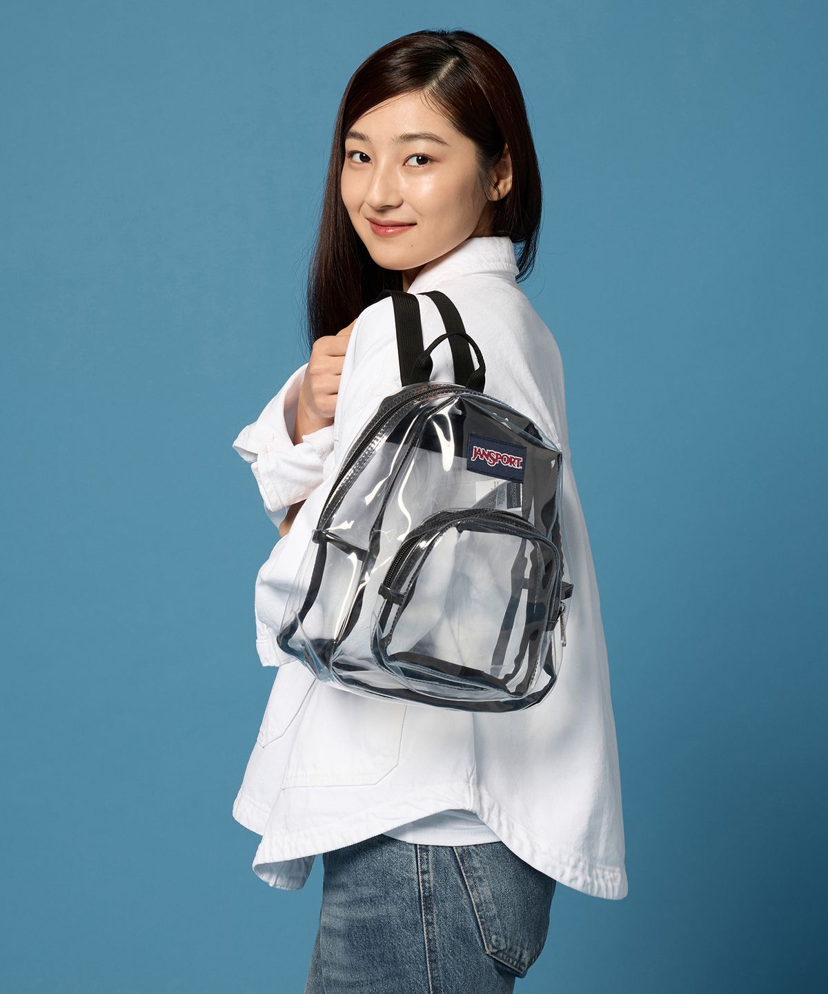 잔스포츠(JANSPORT) 미니 클리어팩 CLEAR