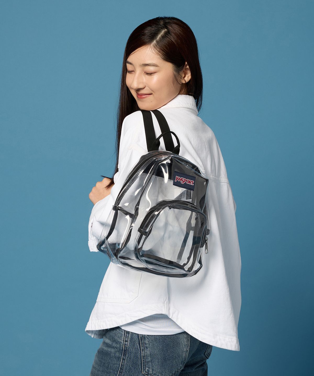 잔스포츠(JANSPORT) 미니 클리어팩 CLEAR