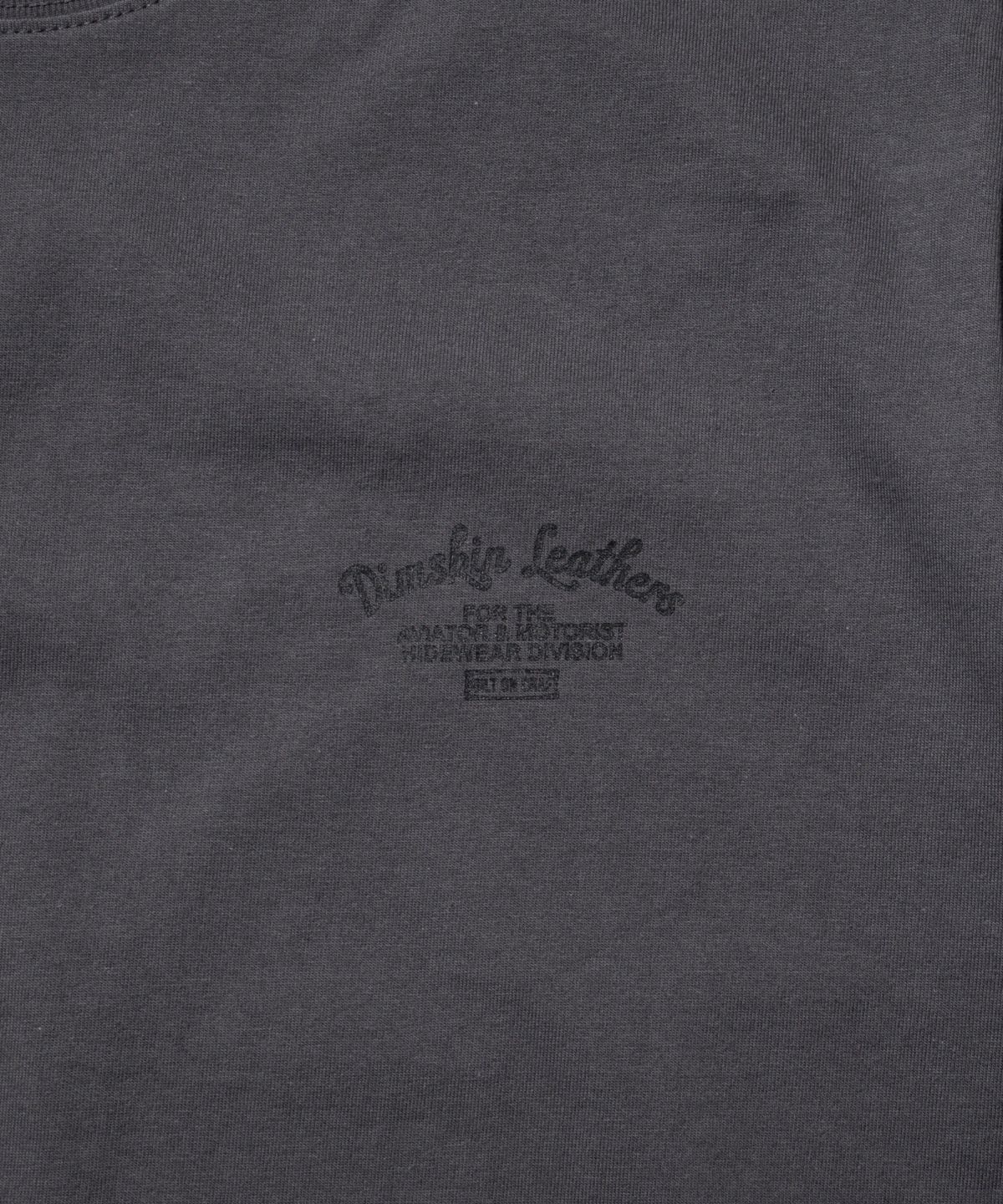 딤스킨(DIMSKIN) SLOGAN T-SHIRT [CHARCOAL]