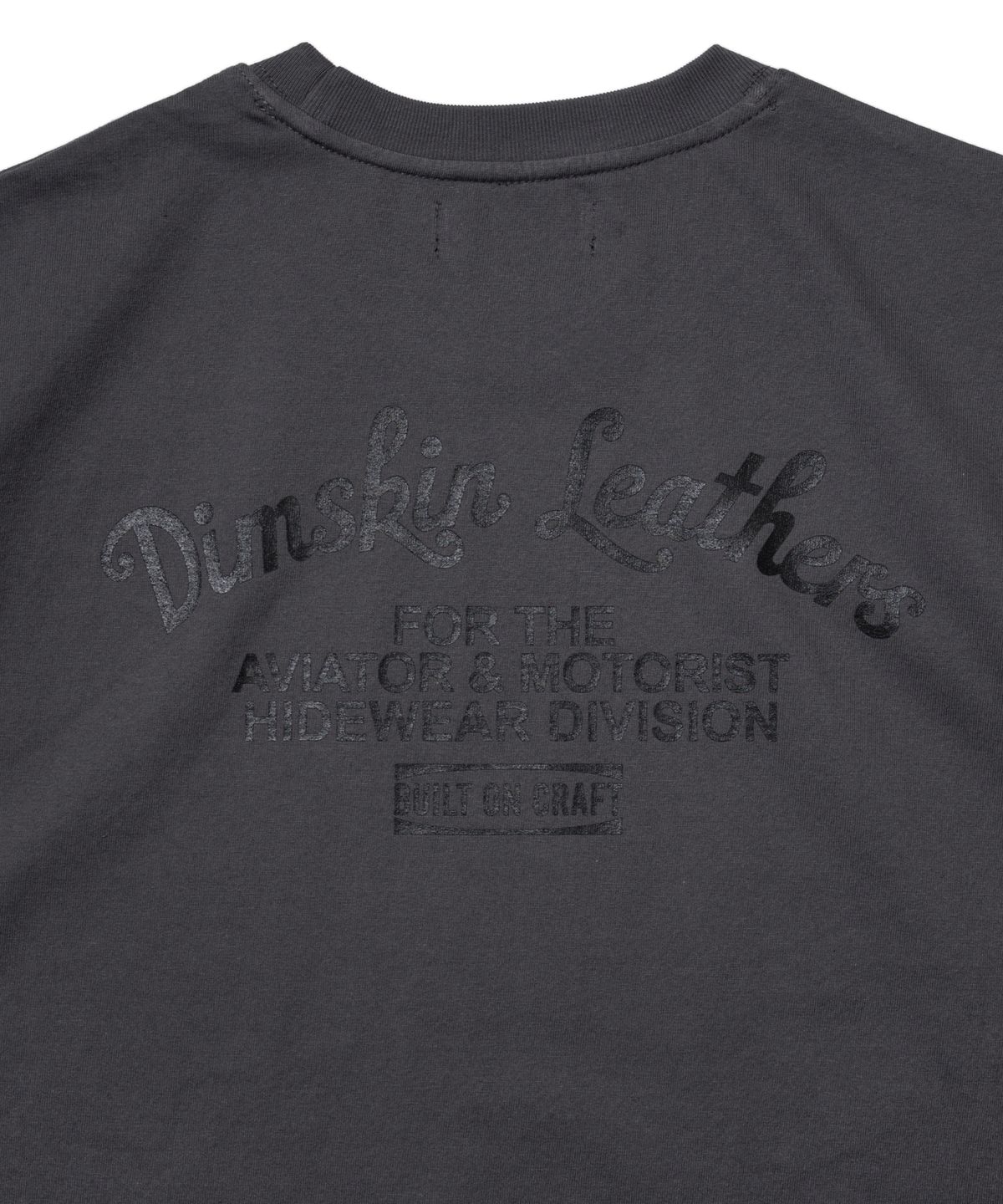 딤스킨(DIMSKIN) SLOGAN T-SHIRT [CHARCOAL]