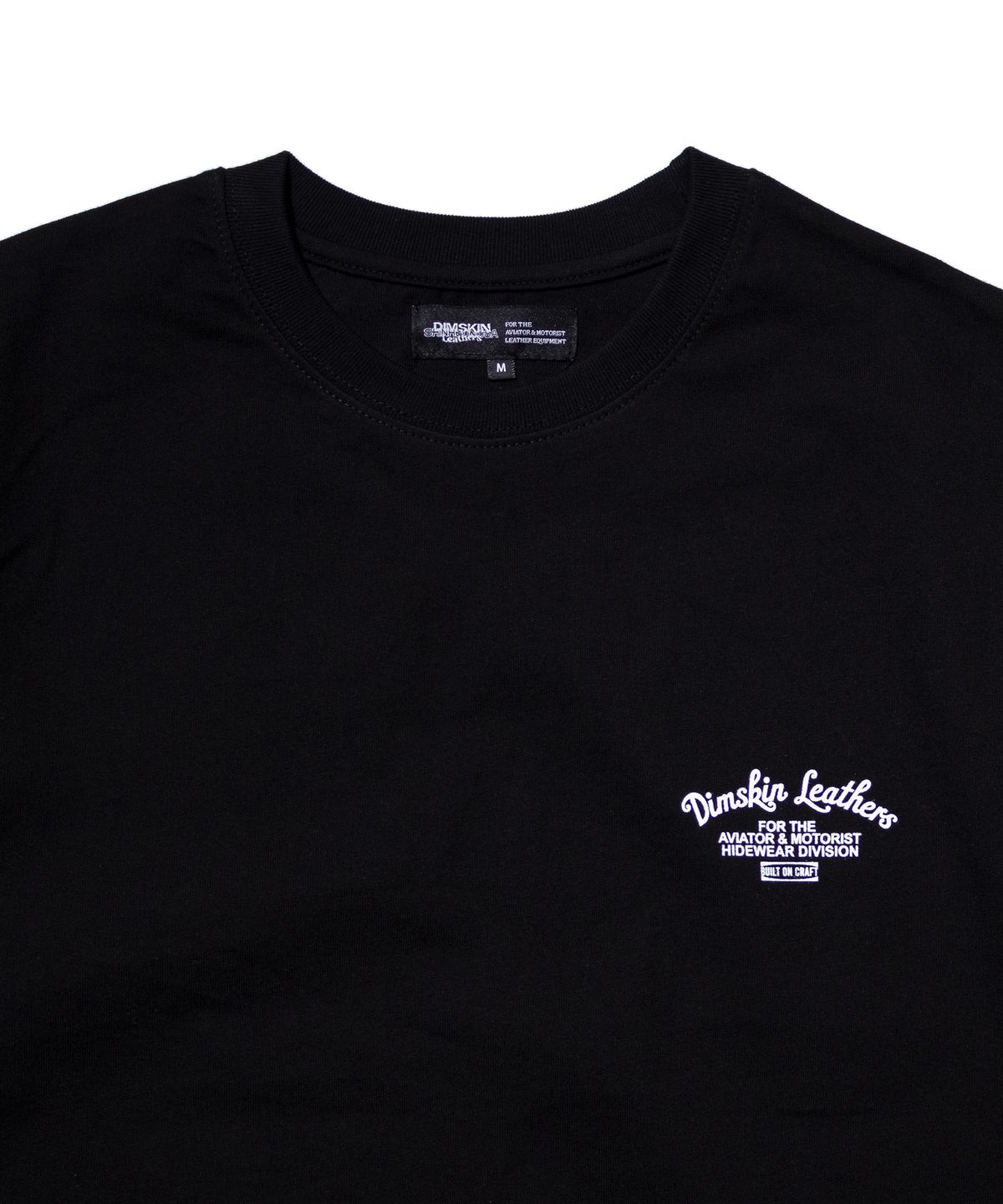 딤스킨(DIMSKIN) SLOGAN T-SHIRT [BLACK]