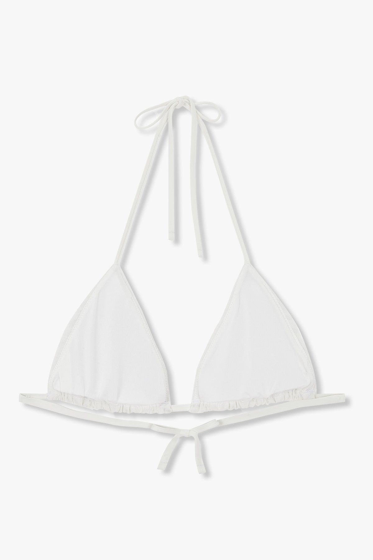 엠포리오 아르마니 언더웨어(EMPORIO ARMANI UNDERWEAR) 여성 트라이앵글 탑 브리프 바텀 비키니 세트  화이트 0825120501