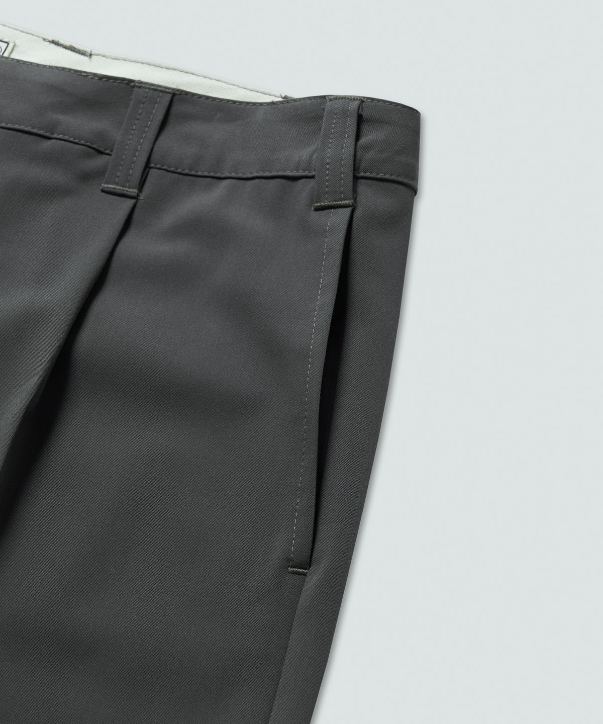 필프(PEALP) One-Tuck Slacks (Gray)