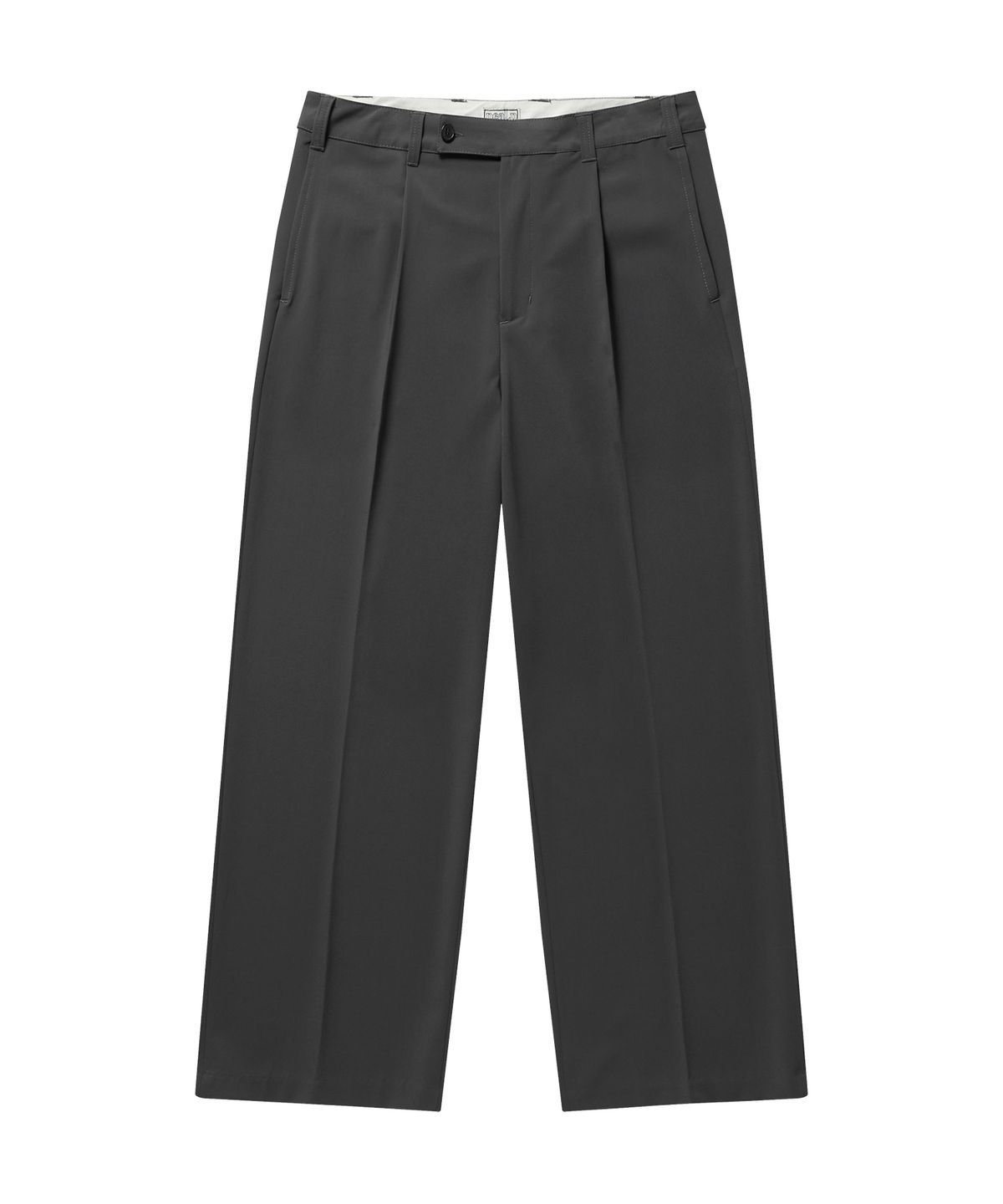 필프(PEALP) One-Tuck Slacks (Gray)