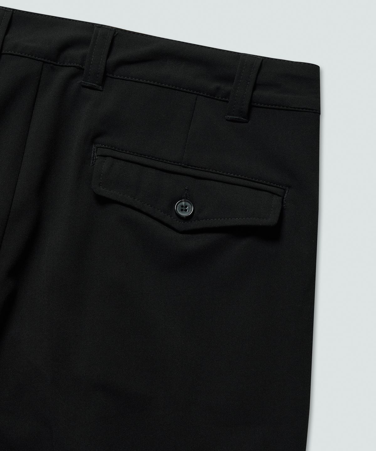 필프(PEALP) One-Tuck Slacks (Black)