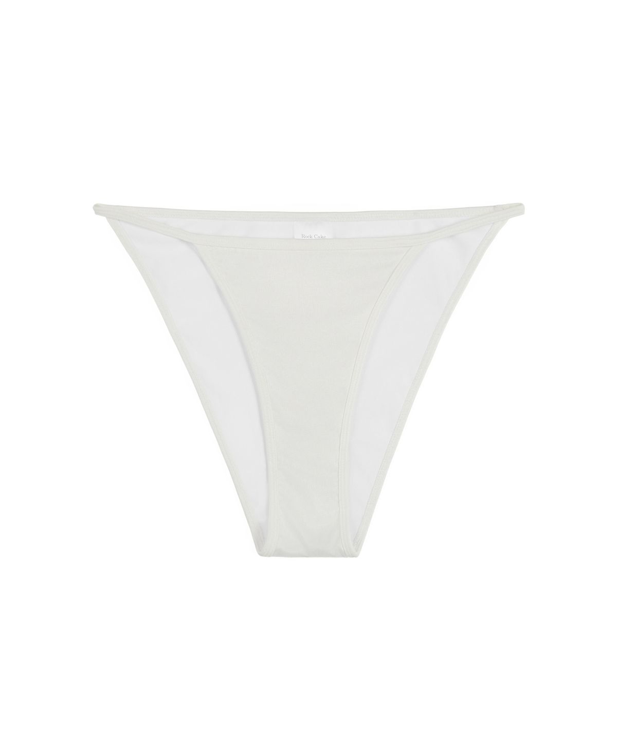 락케이크(ROCKCAKE) Pureline Logo Bikini Bottom - White