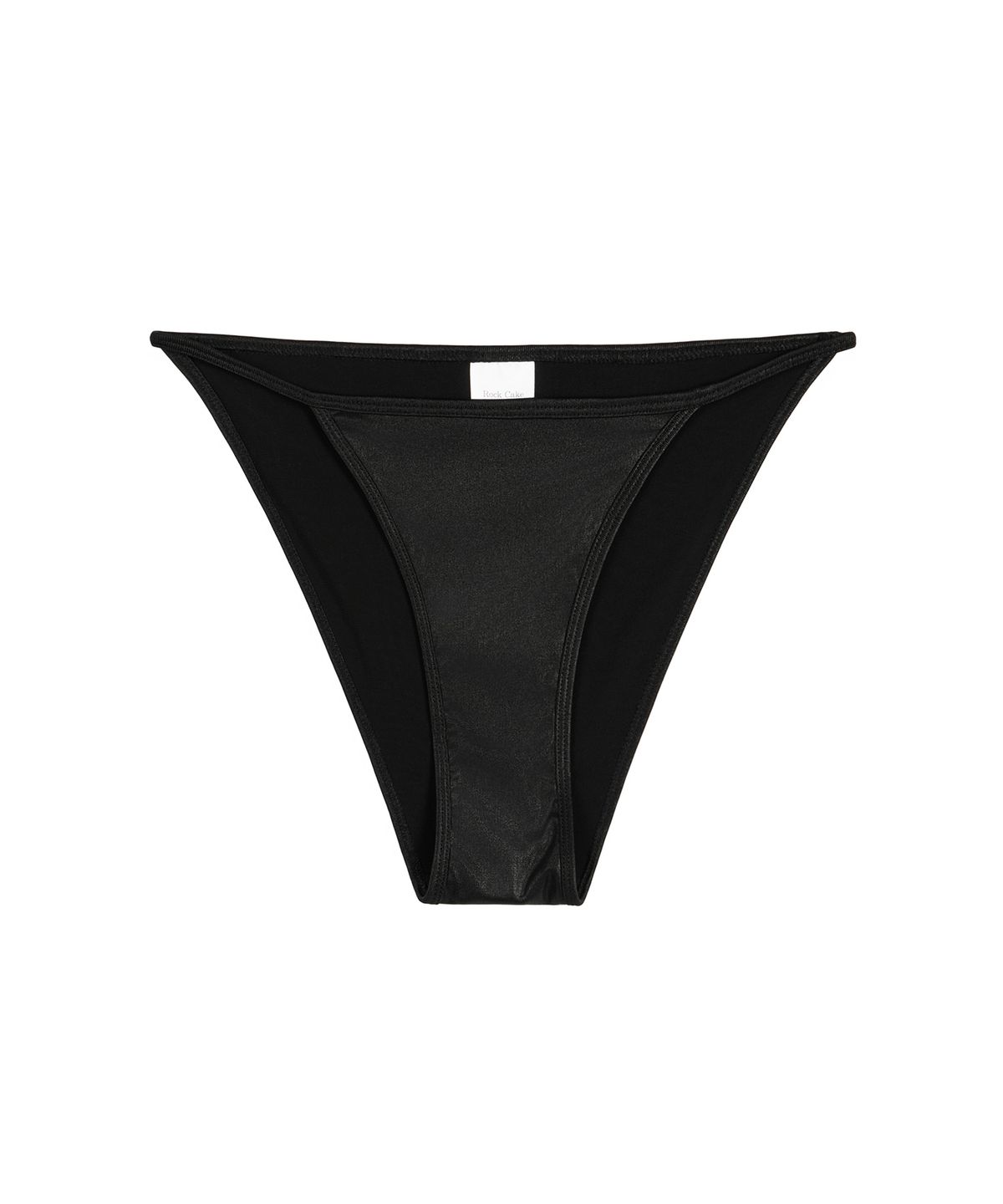 락케이크(ROCKCAKE) Pureline Logo Bikini Bottom - Black