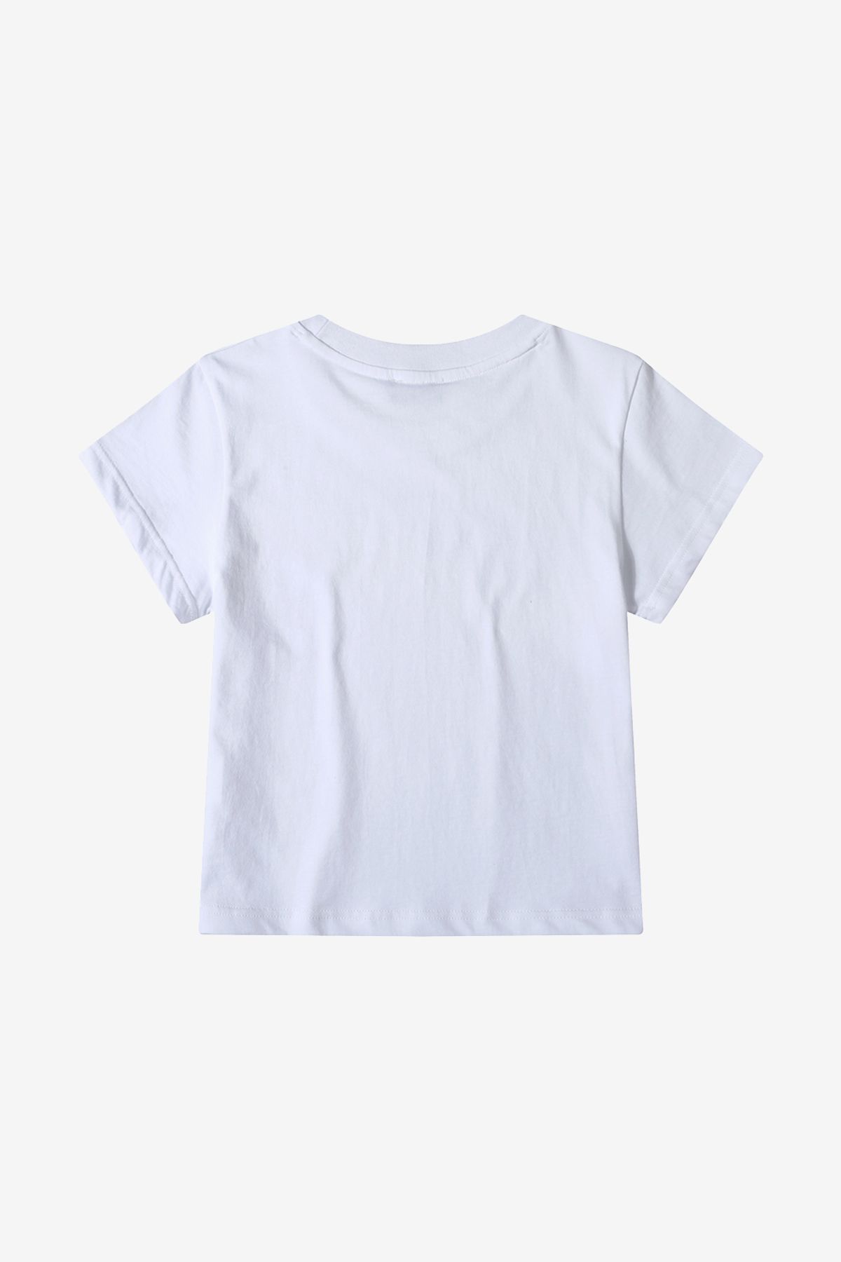 르몽생미셸(LE MONT ST MICHEL) basic lettering crop T-shirts_white