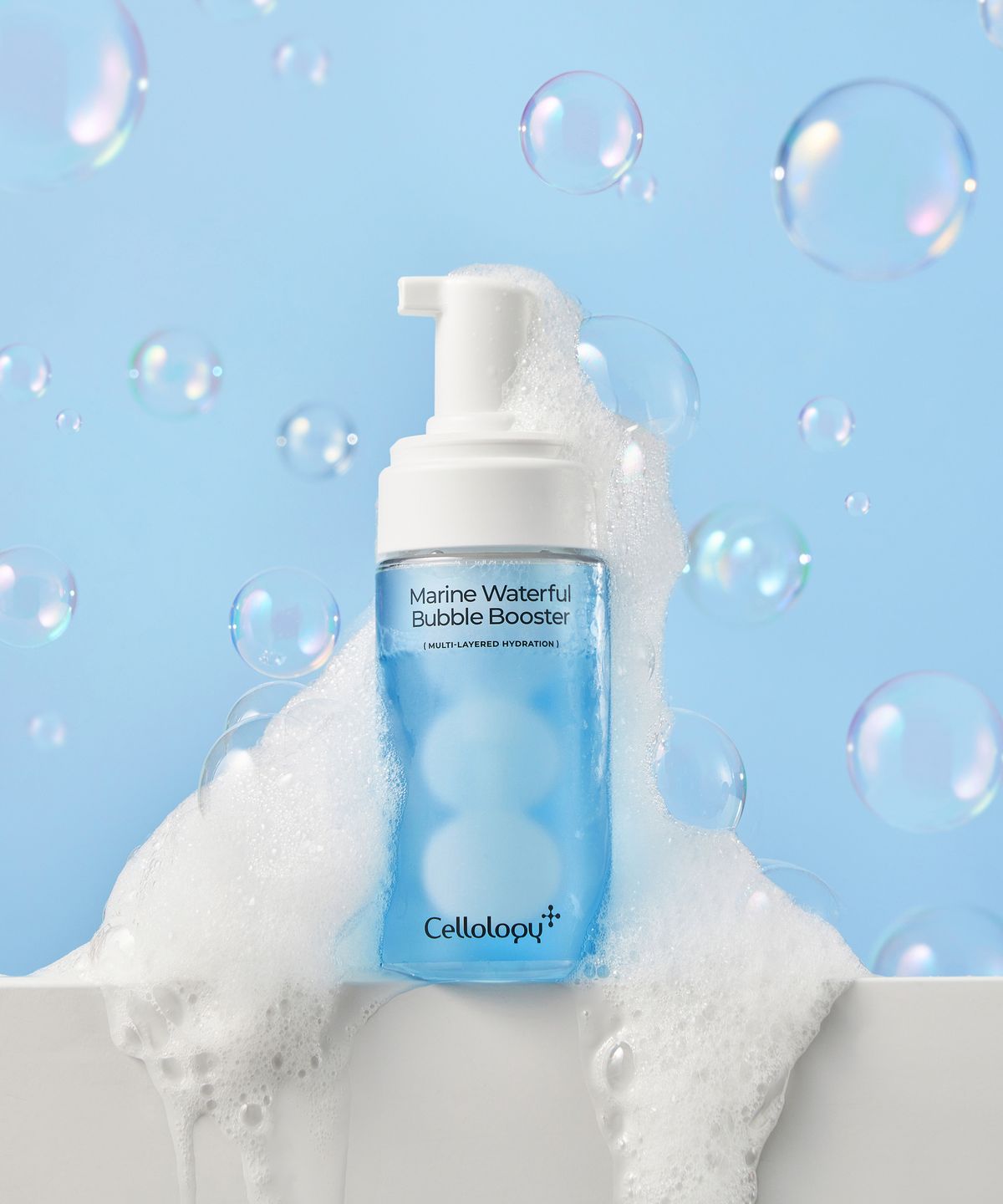 셀올로지(CELLOLOGY) 마린 워터풀 버블 부스터 95ml / 바르는 마스크팩 수분 급속 충전