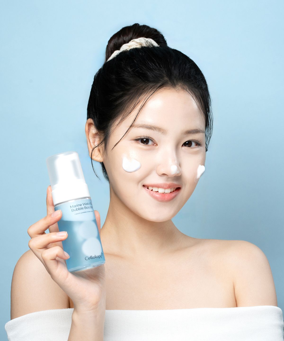 셀올로지(CELLOLOGY) 마린 워터풀 버블 부스터 95ml / 바르는 마스크팩 수분 급속 충전