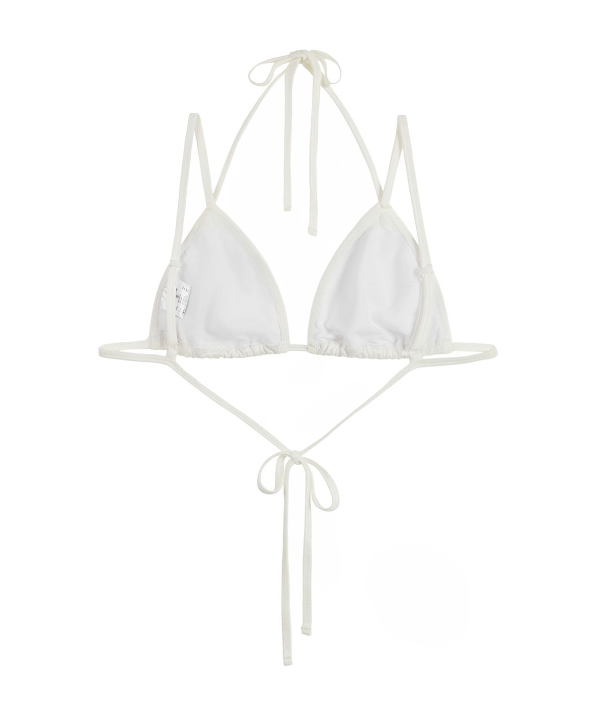 락케이크(ROCKCAKE) Pureline Logo Bikini Top - White