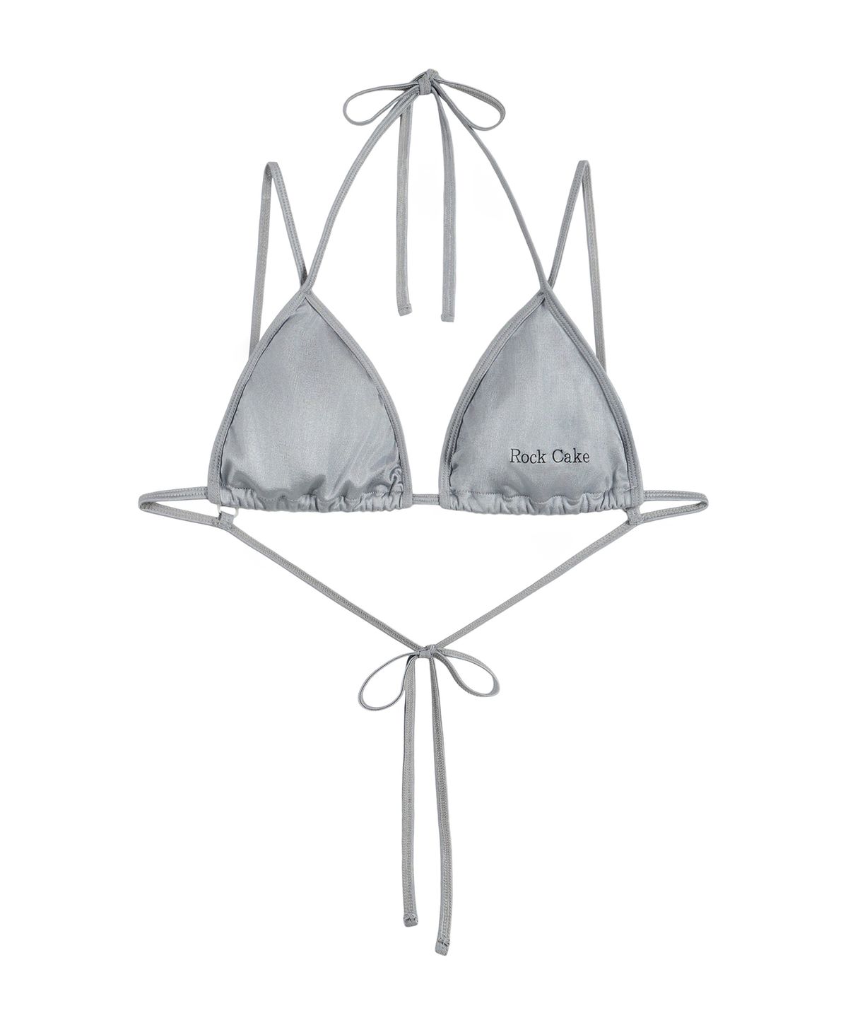 락케이크(ROCKCAKE) Pureline Logo Bikini Top - Gray