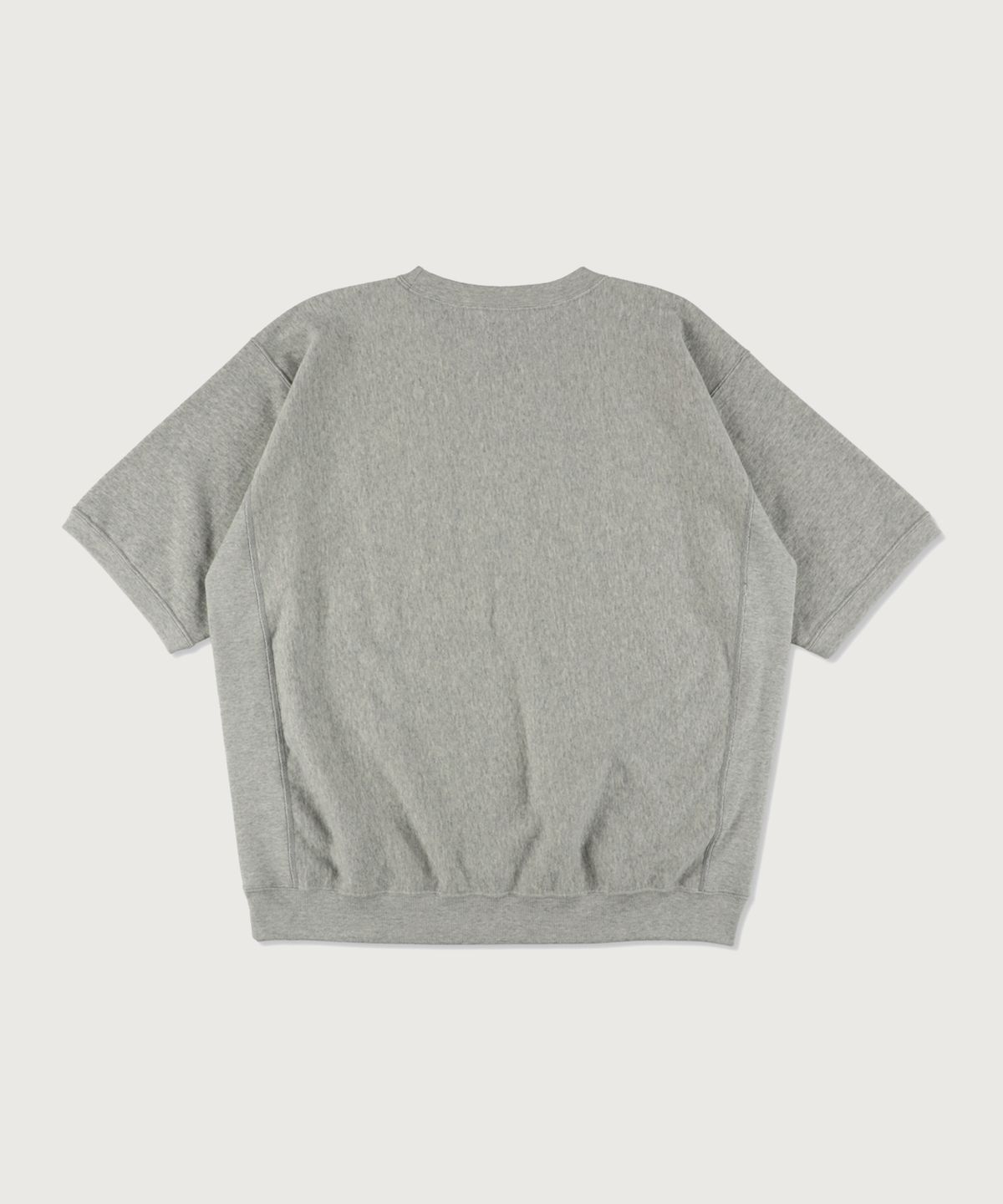 챔피온(CHAMPION) 챔피온 X 윈드앤씨 리버스위브 크루넥 반팔 스웨트셔츠 Oxford Grey