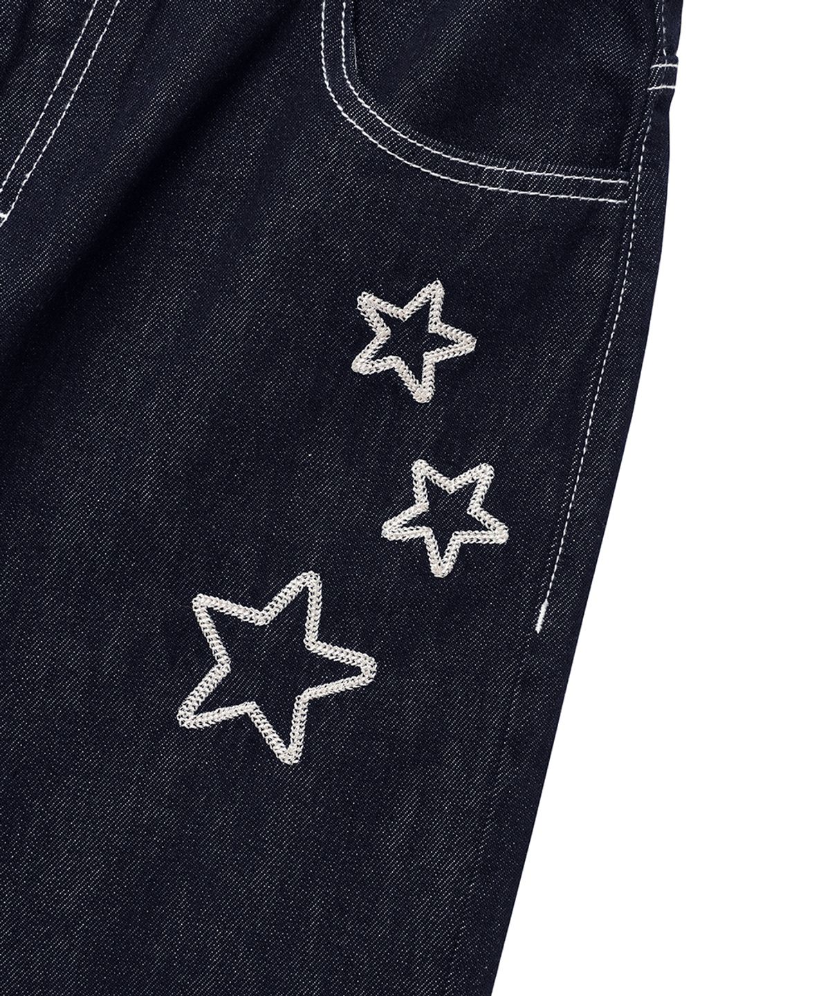 카비시(CAVISH) CAVISH X LELBO BROWN  W MIKAEL DENIM SHORT BLUE(CV2FMFD159C)