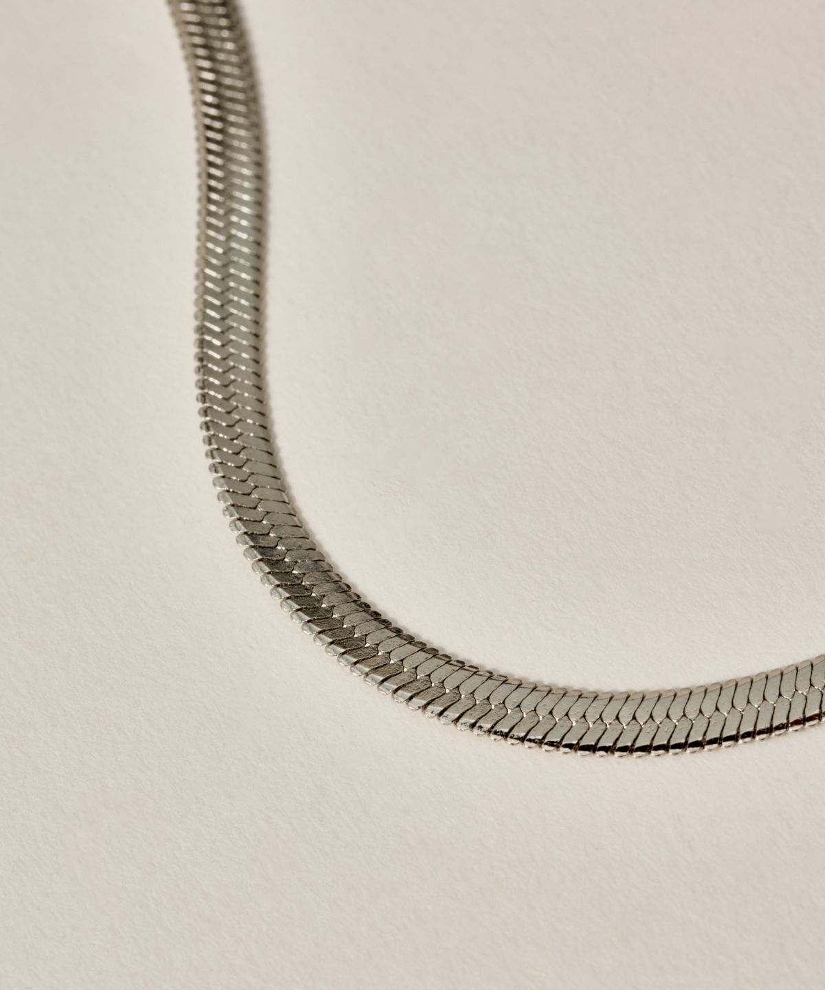 노비스도쿄(NOVICE TOKYO) 스네이크 체인 발찌 Snake Chain Anklet［Stainless］ / Silver