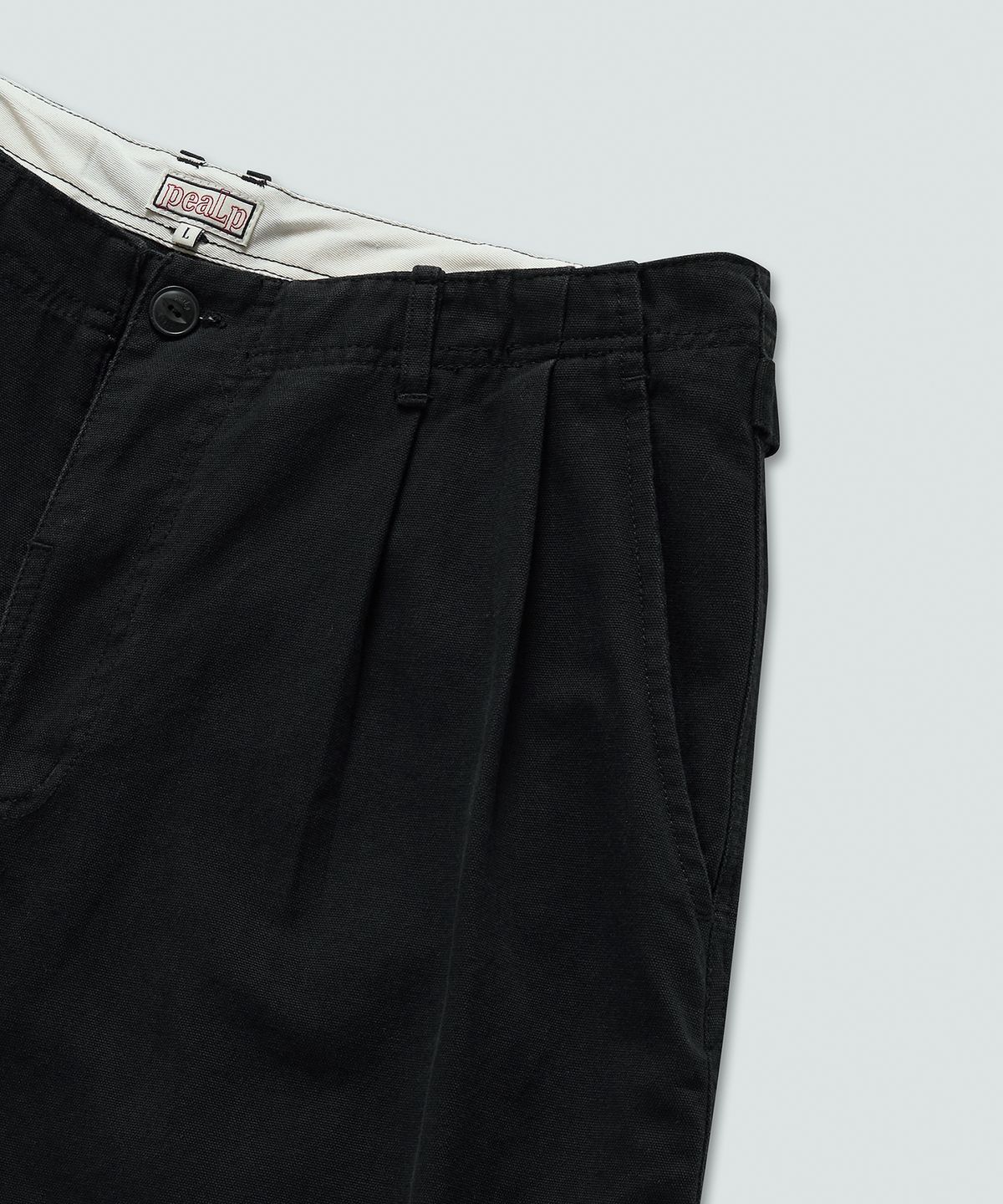 필프(PEALP) Oxford Washed Shorts (Black)