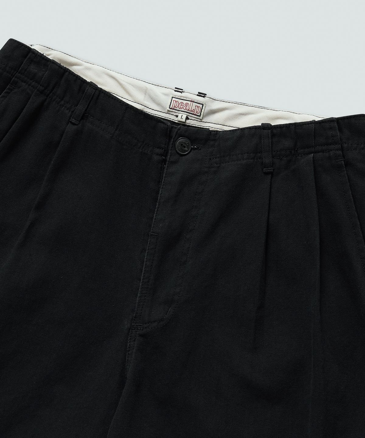 필프(PEALP) Oxford Washed Shorts (Black)