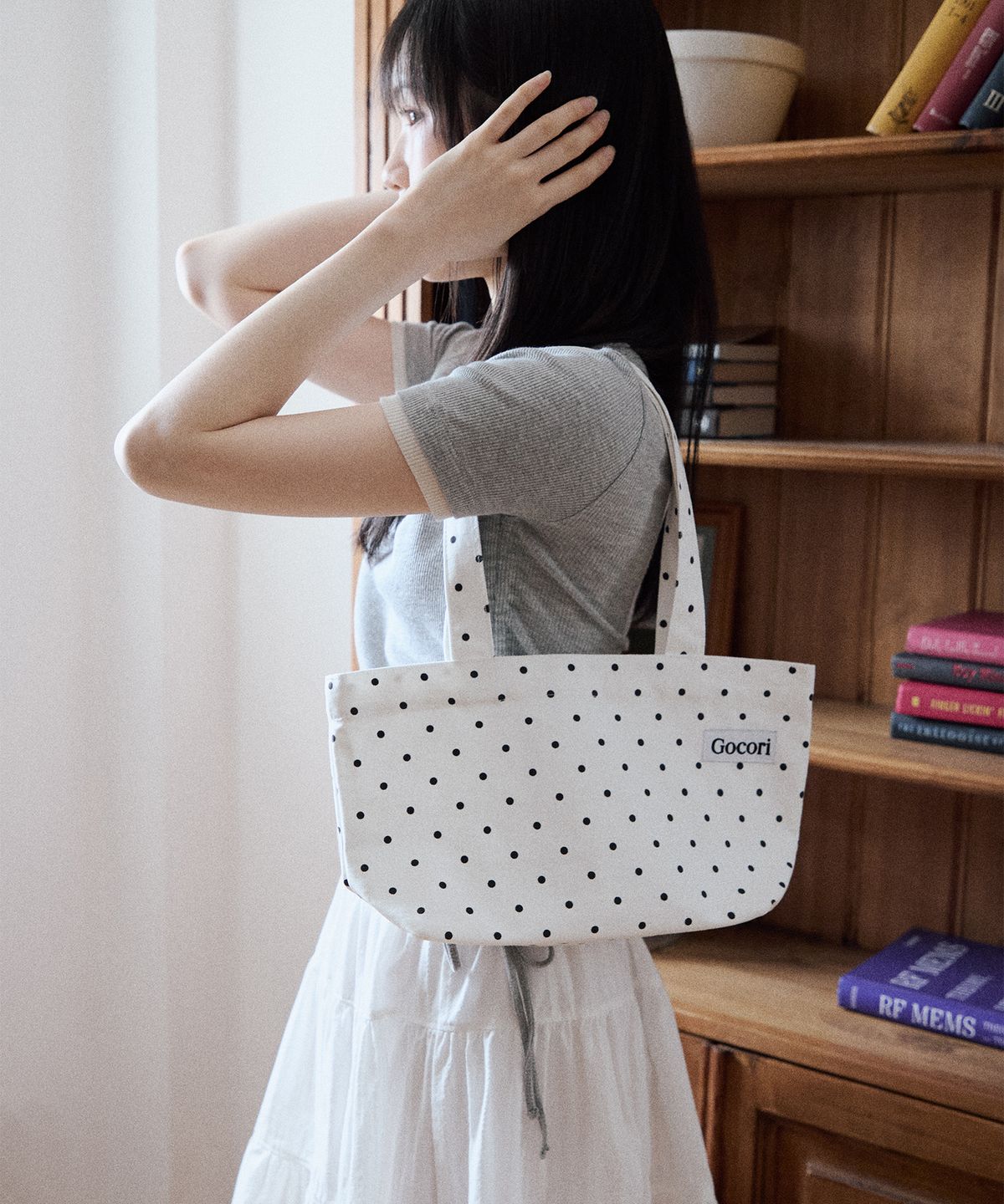 고코리(GOCORI) Canvas Mini Bag - Dot 미니백