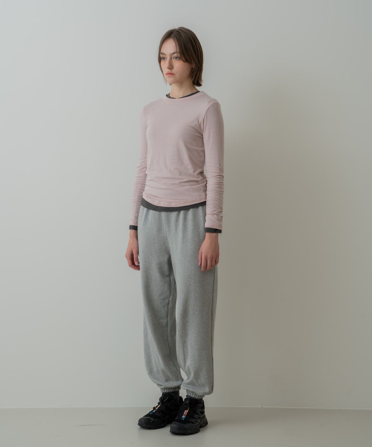 위오이(WIOE) Basic Tencel Long Sleeve_Indy Pink
